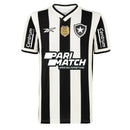 Camisa Botafogo Home 24/25 - Preta e Branca - C/ Patrocínio