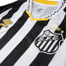 Camisa Santos Away 25/26 - Preta e Branca